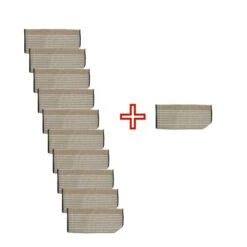 [Paket] 10 + 1 0220 Überzug Jute