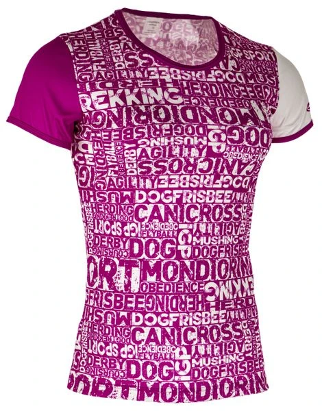 T-Shirt Modern Art Pink Frauen Gappay 1 T-Shirt Modern Art Pink Frauen Gappay