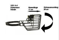 Maulkorb Metall Schwarz Beschichtet -Geschäft Für Trainingsausrüstung Für Haustiere 1031A A