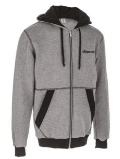 Zippersweater Relax Mit Kapuze Für Männer Grau