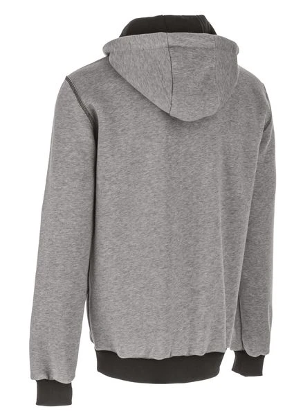 Zippersweater Relax Mit Kapuze Für Männer Grau 2 Zippersweater Relax Mit Kapuze Für Männer Grau – Bild 2