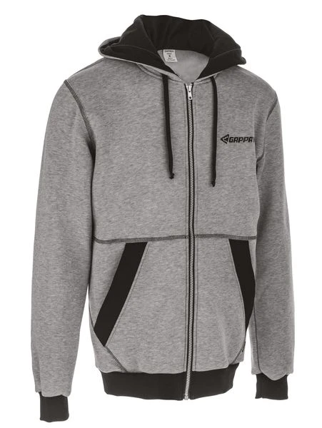 Zippersweater Relax Mit Kapuze Für Männer Grau 1 Zippersweater Relax Mit Kapuze Für Männer Grau