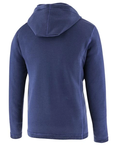 Warmer Zippersweater Mit Kapuze Herren Blau 2 Warmer Zippersweater Mit Kapuze Herren Blau – Bild 2