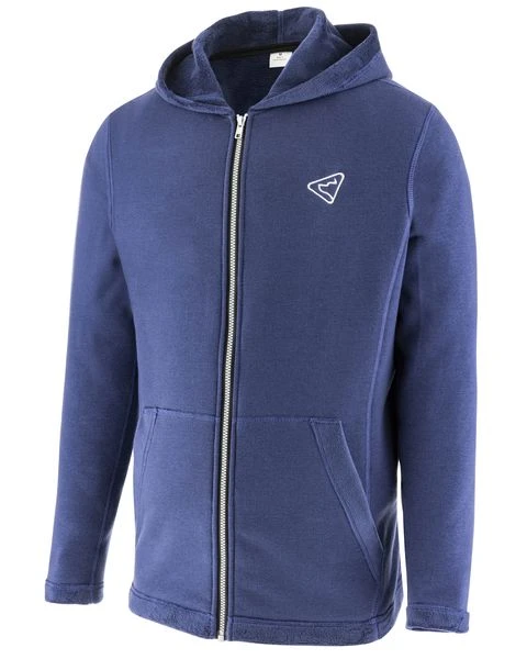Warmer Zippersweater Mit Kapuze Herren Blau 1 Warmer Zippersweater Mit Kapuze Herren Blau