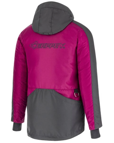 Winterjacke Modern Therm Pink-grau Für Damen 2 Winterjacke Modern Therm Pink-grau Für Damen – Bild 2