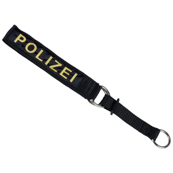 Nylonhalsband Schriftzug Polizei 1 Nylonhalsband Schriftzug Polizei