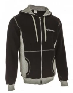 Zippersweater Relax Mit Kapuze Für Frauen Schwarz