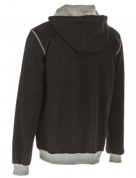 Zippersweater Relax Mit Kapuze Für Männer Schwarz 2 Zippersweater Relax Mit Kapuze Für Männer Schwarz – Bild 2