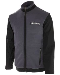 Zipperjacke Bomber Herren Grau