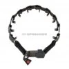 NeckTech Sport Mit ClicLock - Edelstahl Rostfrei Schwarz Matt, 60 Cm