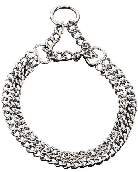 Halskette, 2-reihig, Flach Geschliffene Glieder - Edelstahl Rostfrei, 2,0 Mm, 30 Cm 1 Halskette, 2-reihig, Flach Geschliffene Glieder - Edelstahl Rostfrei, 2,0 Mm, 30 Cm