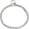 Halskette, Flach Geschliffene, Enge Glieder - Stahl Verchromt 40cm 3,0mm