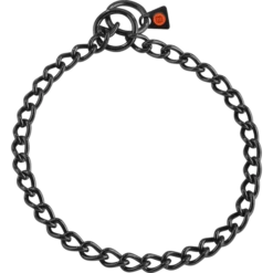Halskette, Runde Glieder - Edelstahl Rostfrei Schwarz, 3,0 Mm