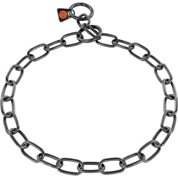 Gliederhalsband Medium - Edelstahl Rostfrei Schwarz, 3,0 Mm 1 Gliederhalsband Medium - Edelstahl Rostfrei Schwarz, 3,0 Mm