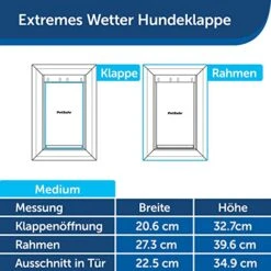 Haustiertür Für Extremes Wetter - Medium 7 Haustiertür Für Extremes Wetter - Medium -Geschäft Für Trainingsausrüstung Für Haustiere 81QjyjAqqGL AC SX522