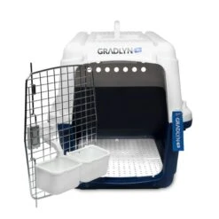 Gradlyn Kennel Flugbox 45er Medium 13 Gradlyn Kennel Flugbox 45er Medium -Geschäft Für Trainingsausrüstung Für Haustiere BB 45 front open