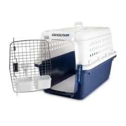 Gradlyn Kennel Flugbox 45er Medium 14 Gradlyn Kennel Flugbox 45er Medium -Geschäft Für Trainingsausrüstung Für Haustiere BB 45 side open