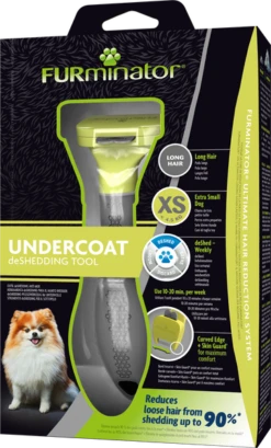 FURminator® XS Langhaarige Hunde