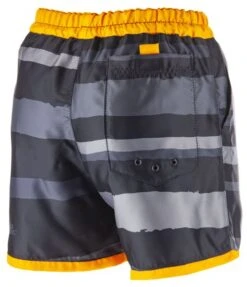 Gappay Männershorts -Geschäft Für Trainingsausrüstung Für Haustiere FUN02 A Men s swim shorts black back