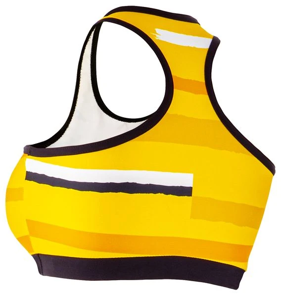 Damen Sport Bra Gappay Schwarz Gold 2 Damen Sport Bra Gappay Schwarz Gold – Bild 2