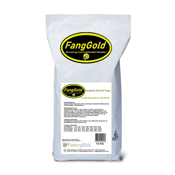 FangGold Aktivität Puppy 15 Kg 3 FangGold Aktivität Puppy 15 Kg – Bild 3