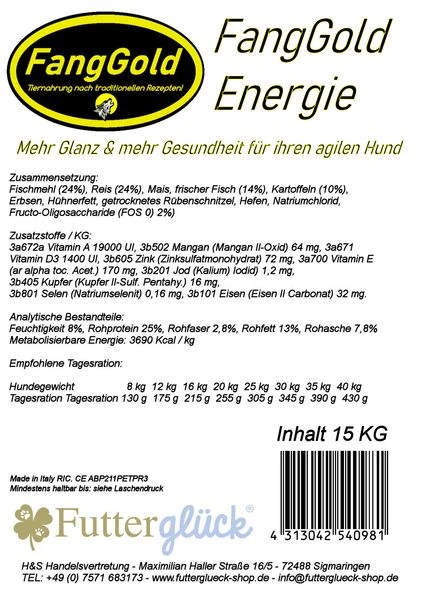 FangGold Energie 15 Kg 3 FangGold Energie 15 Kg – Bild 3