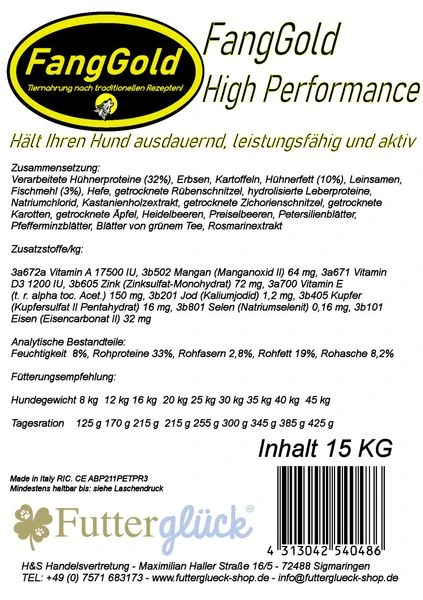 FangGold High Performance 15 Kg 5 FangGold High Performance 15 Kg – Bild 5