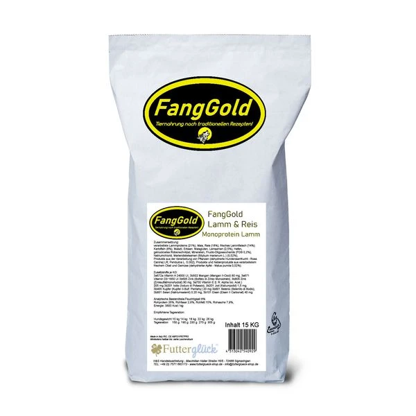 FangGold Lamm & Reis 12 Kg SONDEREDITION 1 FangGold Lamm & Reis 12 Kg SONDEREDITION