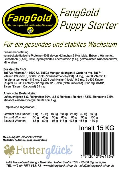 FangGold Puppy Starter 15 Kg 3 FangGold Puppy Starter 15 Kg – Bild 3