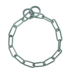 Gliederhalsband Army Green Mit Zwei Ringen