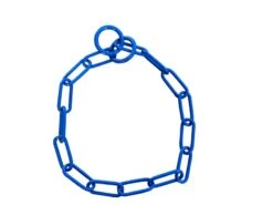 Gliederhalsband K9 Blue Mit Zwei Ringen