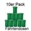 Fährtenfilmdosen 10er Pack Grün