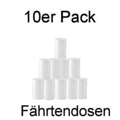 Fährtenfilmdosen 10er Pack Transparent