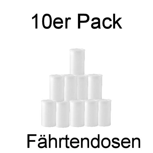 Fährtenfilmdosen 10er Pack Transparent 1 Fährtenfilmdosen 10er Pack Transparent