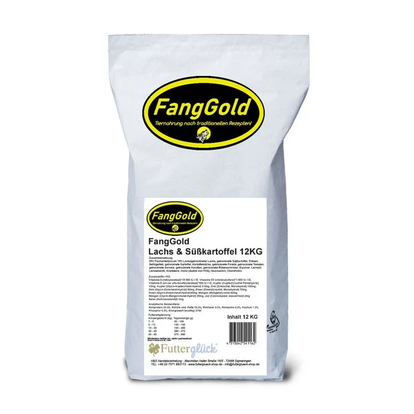 FangGold Lachs & Süßkartoffel 12 Kg 1 FangGold Lachs & Süßkartoffel 12 Kg