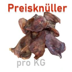 [Paket] Schweineohren, Deutsche Herstellung 1 Kg