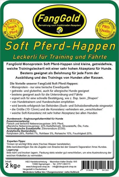 FangGold Soft Pferd Happen 2 Kg 3 FangGold Soft Pferd Happen 2 Kg – Bild 3