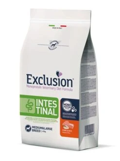 [Paket] Sparangebot 2x Exclusion Schwein & Reis Intestinal Medium/large Breed 12 Kg -Geschäft Für Trainingsausrüstung Für Haustiere INPM sx 2