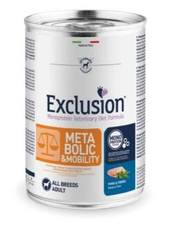 Exclusion Metabloic & Mobility Schwein Und Hanf All Breeds Adult Nassfutter