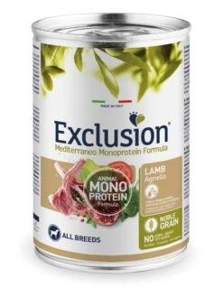 Exclusion Mediterraneo Noble Grain Adult Lamm Nassfutter