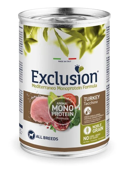 Exclusion Mediterraneo Noble Grain Adult Pute Nassfutter 1 Exclusion Mediterraneo Noble Grain Adult Pute Nassfutter