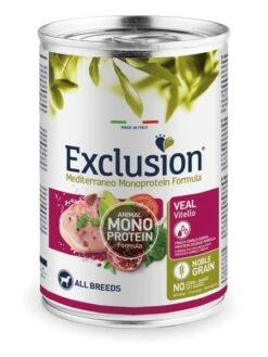 Exclusion Mediterraneo Noble Grain Adult Kalb Nassfutter