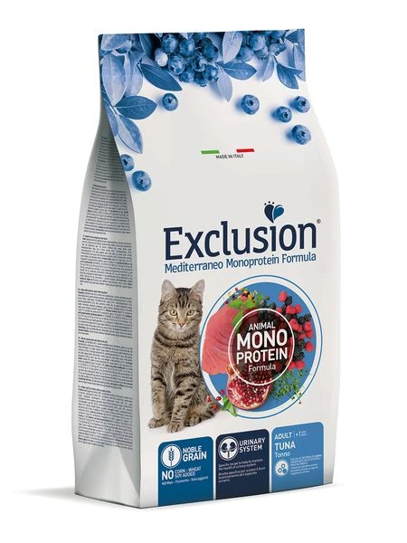 Exclusion Mediterraneo Noble Grain Adult Cat Thunfisch 1 Exclusion Mediterraneo Noble Grain Adult Cat Thunfisch