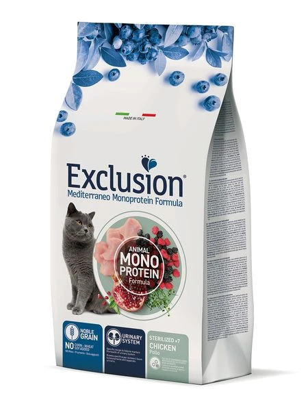Exclusion Mediterraneo Noble Grain Sterilized +7 Cat Huhn 2 Exclusion Mediterraneo Noble Grain Sterilized +7 Cat Huhn – Bild 2