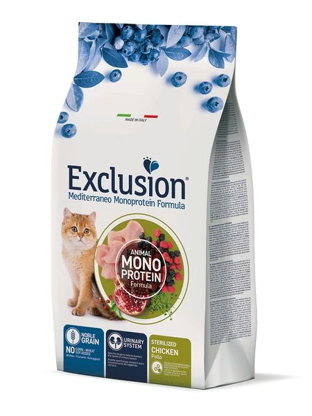 Exclusion Mediterraneo Noble Grain Sterilized Cat Huhn 2 Exclusion Mediterraneo Noble Grain Sterilized Cat Huhn – Bild 2