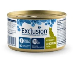 Exclusion Mediterraneo Noble Grain Sterilized Cat Huhn Nassfutter 85 Gramm
