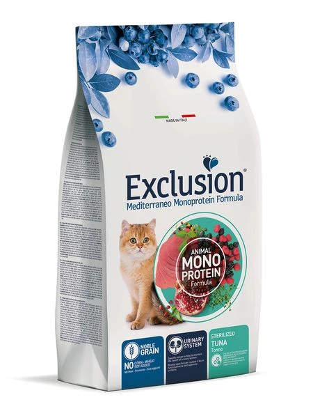 Exclusion Mediterraneo Noble Grain Sterilized Cat Thunfisch 1 Exclusion Mediterraneo Noble Grain Sterilized Cat Thunfisch