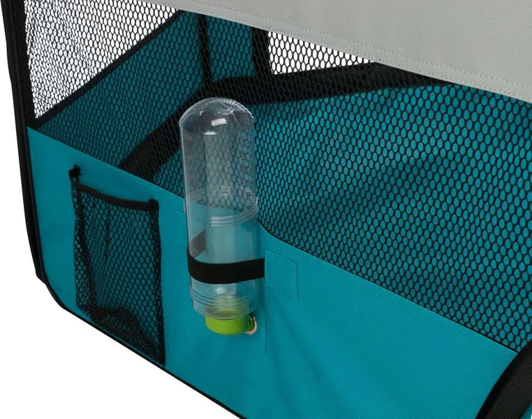 Trixie Freilauf M. Netz/Boden, Polyester, ø 150 × 65 Cm, Türkis/hell 8 Trixie Freilauf M. Netz/Boden, Polyester, ø 150 × 65 Cm, Türkis/hell – Bild 8