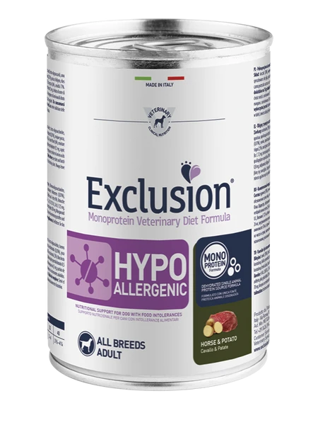 Exclusion Pferd & Kartoffel Hypoallergenic 400g SONDERAKTION 1 Exclusion Pferd & Kartoffel Hypoallergenic 400g SONDERAKTION