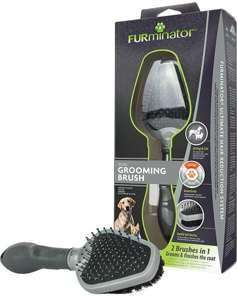 FURminator® Katzen Und Hunde – Doppelbürste 1 FURminator® Katzen Und Hunde – Doppelbürste